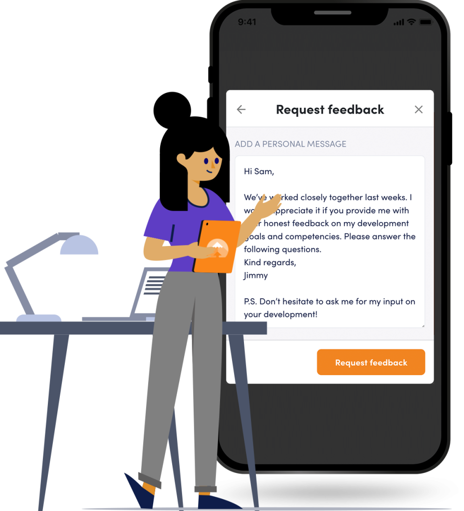 360 graden feedback module Teampeak - HR People Enablement Platform