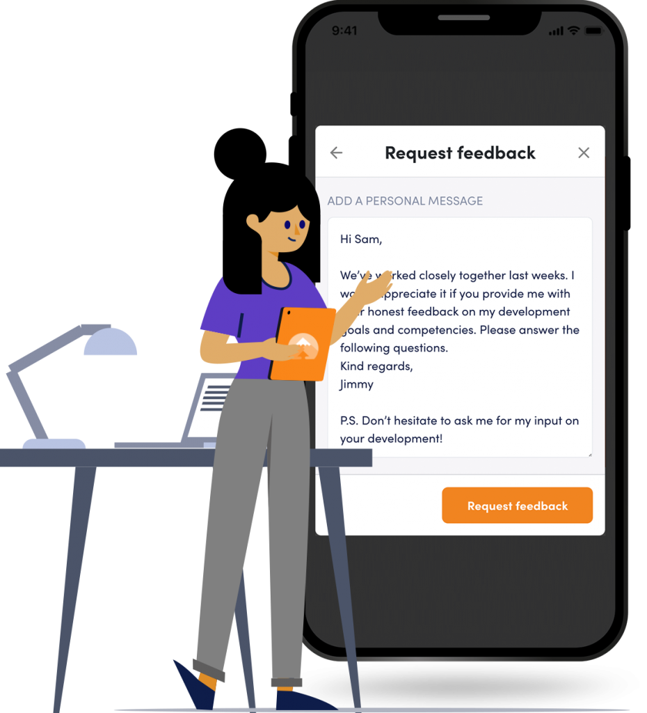 360 graden feedback module Teampeak - HR People Enablement Platform