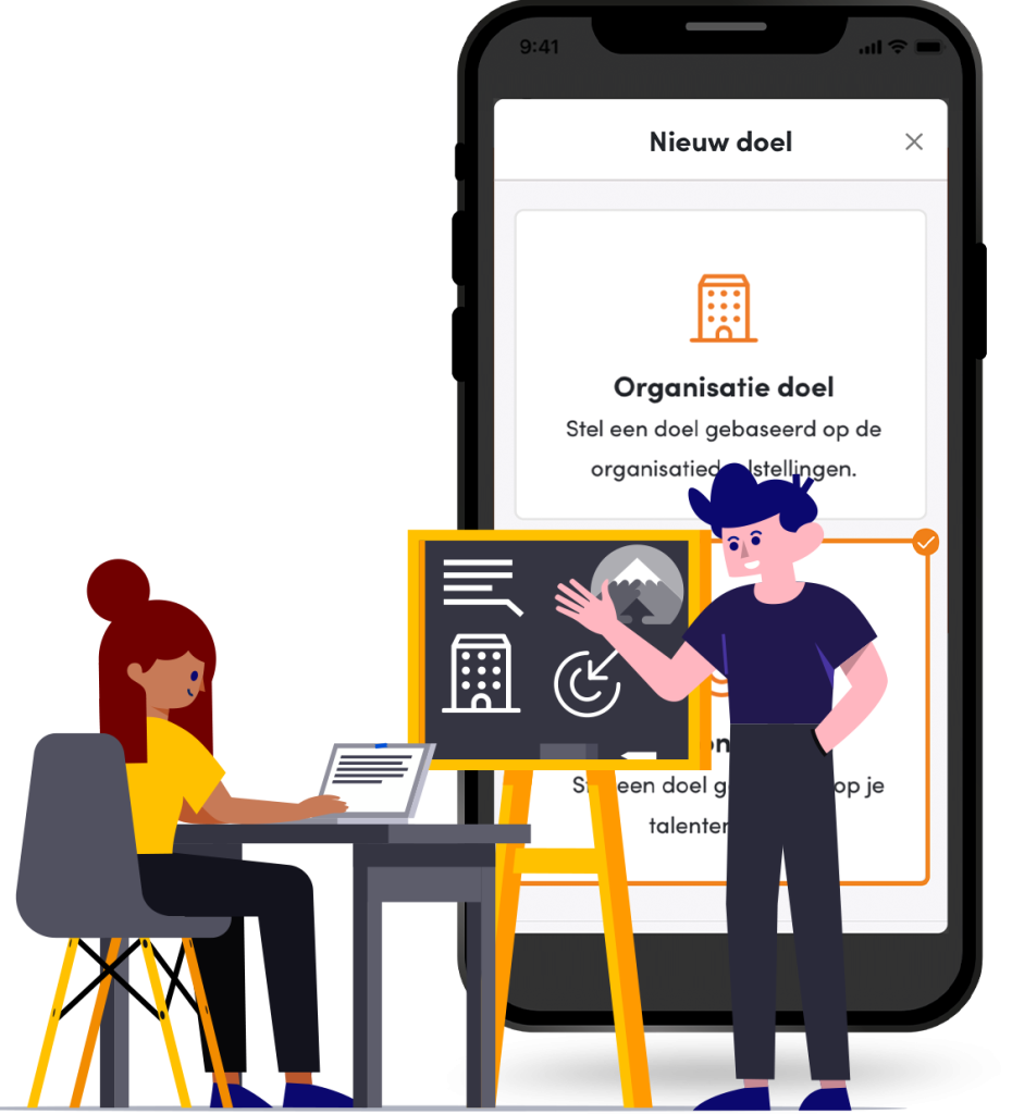 Organisatie doelen Teampeak - HR Performance