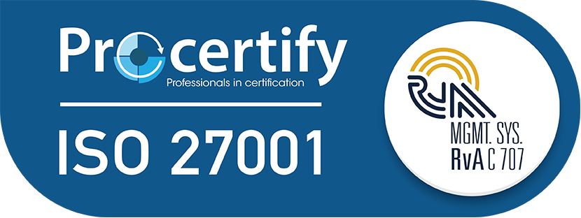 ISO27001 certificaat Procertify Teampeak