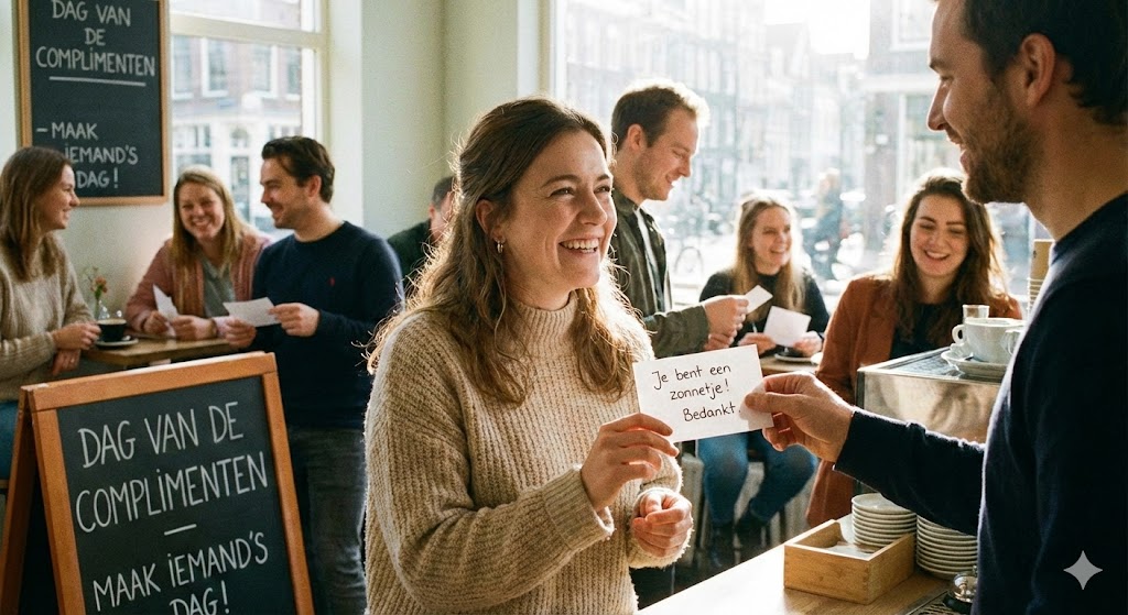 Dag van de complimenten Teampeak - complimenten software voor HR