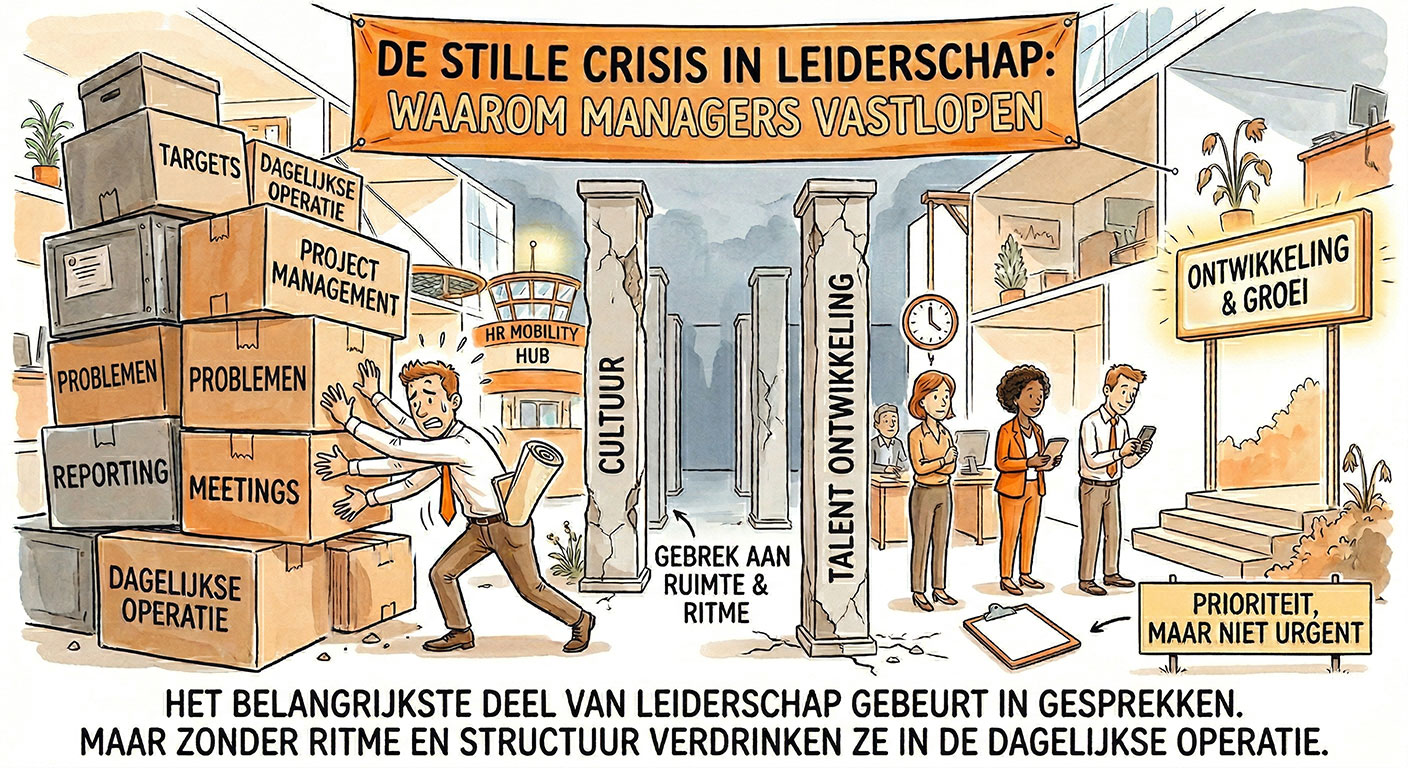 Managers lopen vast? Zo los je de leiderschapscrisis structureel op